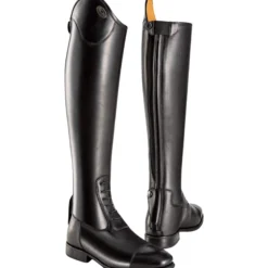 Reitstiefel Salento 02, Lederreitstiefel, Damen, Herren, Wrat Black