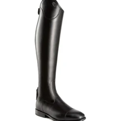 Reitstiefel Salento 01, Lederreitstiefel, Damen, Herren, Wrat Black