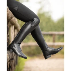 Reitstiefel Sasha Adult, Lederreitstiefel, Damen, Schwarz