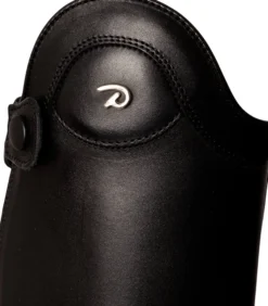 Reitstiefel Slim, Lederreitstiefel, Damen, Herren, schwarz