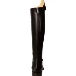 Reitstiefel Slim, Lederreitstiefel, Damen, Herren, schwarz