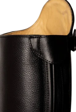 Reitstiefel Slim mit Schnürung, Lederreitstiefel, Damen, Herren, schwarz