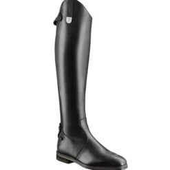 Reitstiefel Sofia, Lederreitstiefel, Damen, Herren, Schwarz