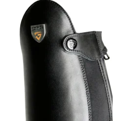 Reitstiefel Spectrum, Lederreitstiefel, Damen, Herren, Schwarz