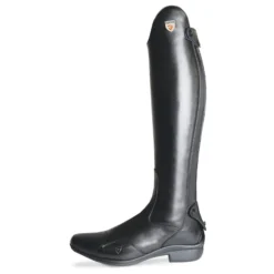 Reitstiefel Spectrum, Lederreitstiefel, Damen, Herren, Schwarz