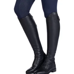 Reitstiefel Titanium Style, Lederreitstiefel, Damen, Herren, Schwarz