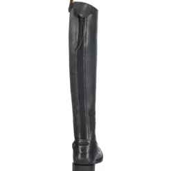 Reitstiefel Titanium Style, Lederreitstiefel, Damen, Herren, Schwarz