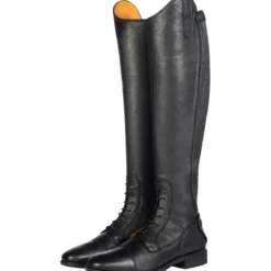 Reitstiefel Titanium Style, Lederreitstiefel, Damen, Herren, Schwarz