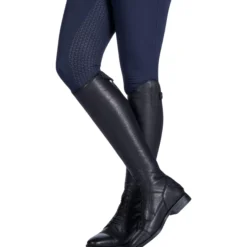 Reitstiefel Titanium Style, Lederreitstiefel, Damen, Herren, Schwarz
