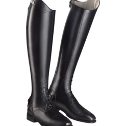 Reitstiefel Volare 02, Lederreitstiefel, Damen, Herren, Pisa Black