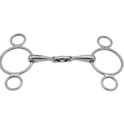 3-Ring Gebiss, doppelt gebrochen