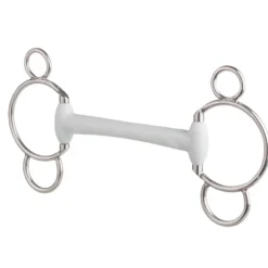 3-Ring-Gebiss mit Olivenkopfstange