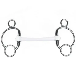 2,5-Ring Olivenkopftrense, Inno Sense, Flexi Soft, Kunststoff, Stangengebiss, Olivenkopfgebiss