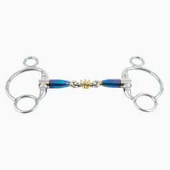 2,5-Ring Olivenkopftrense, mit Messingringen, Sweet Iron, Olivenkopfgebiss