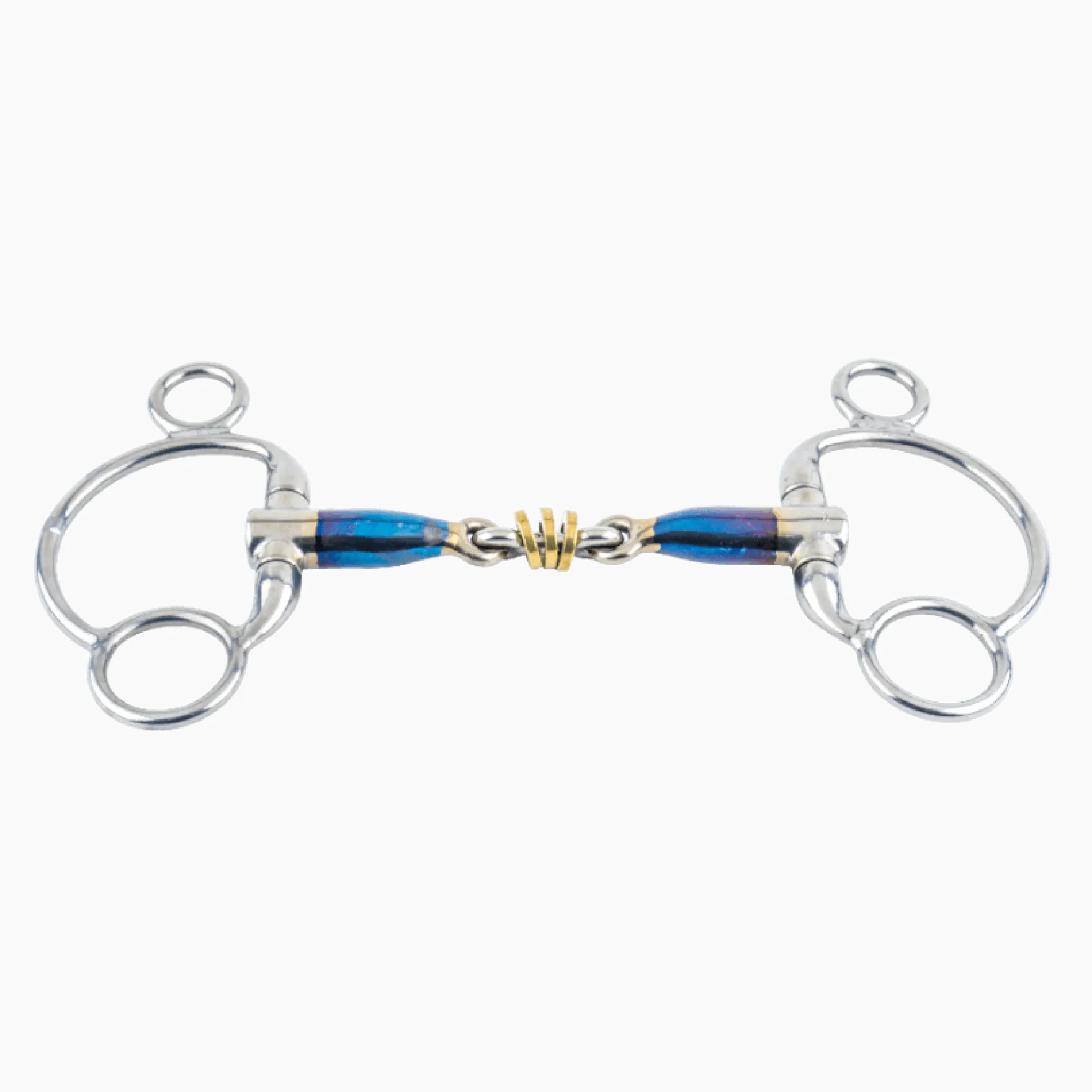 2,5-Ring Olivenkopftrense, mit Messingringen, Sweet Iron, Olivenkopfgebiss