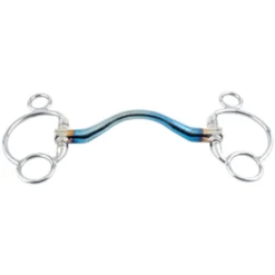 2,5-Ring Olivenkopftrense, Sweet Iron, Medium Port, Stangengebiss, mittlere Zungenfreiheit