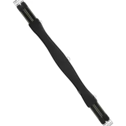 Sattelgurt 3A004FR, Langgurt, Leder, mit Kunstfell, beidseitig elastisch
