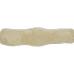 Sattelgurt Air-Tex, Dressurgurt, Kurzgurt, mit abnehmbarem Lammfell