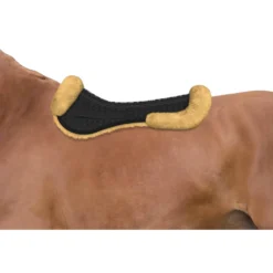 Sattelkissen mit Lammfell Correction System Vielseitigkeit, Korrekturpad, mit Rand vorne und