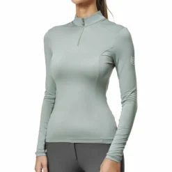 Shirt Damen Air Breeze Mint Green, Trainingsshirt, UV-Shirt, langarm
