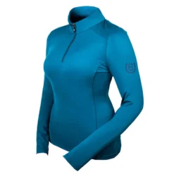 Shirt Damen Aurora Blues, Trainingsshirt, langarm