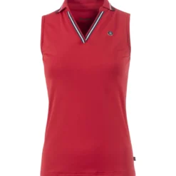 Shirt Damen CAVALNESSA FS25, Poloshirt, Polotop, ärmellos