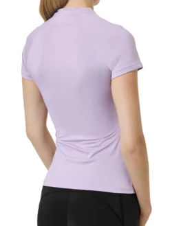 Shirt Damen Dynamic Base Layer Lavender, Trainingsshirt, UV-Shirt, kurzarm