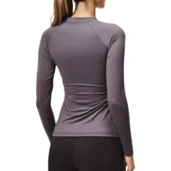 Shirt Damen Dynamic Base Layer Dark Violet, Trainingsshirt, langarm