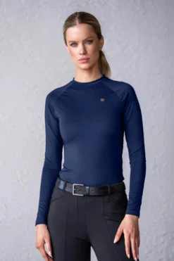 Shirt Damen Dynamic Base Layer Lagoon Blush, Trainingsshirt, langarm