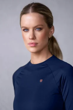 Shirt Damen Dynamic Base Layer Lagoon Blush, Trainingsshirt, langarm