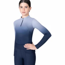 Shirt Kinder YR Ombré, Funktionsshirt, langarm