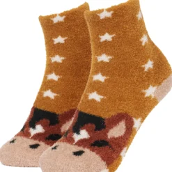 Socken Kinder Mini Fluffy Character, Kuschelsocken