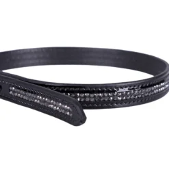 Sporenriemen Las Vegas, 2er Set, Leder, Lack, Glitzersteine