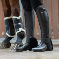 Sporenschutz SafeHeel, Fersenschutz, Kunstfell