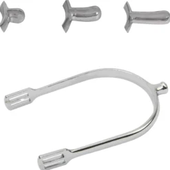 Sporen Set, mit Sporenriemen, abgerundet