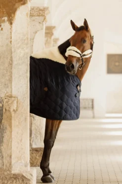 Stalldecke Comfort, 100 g, mit Kunstfell