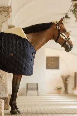 Stalldecke Comfort, 100 g, mit Kunstfell