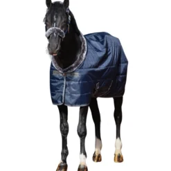 Stalldecke Show Line, 150 g, mit Kunstfellkragen