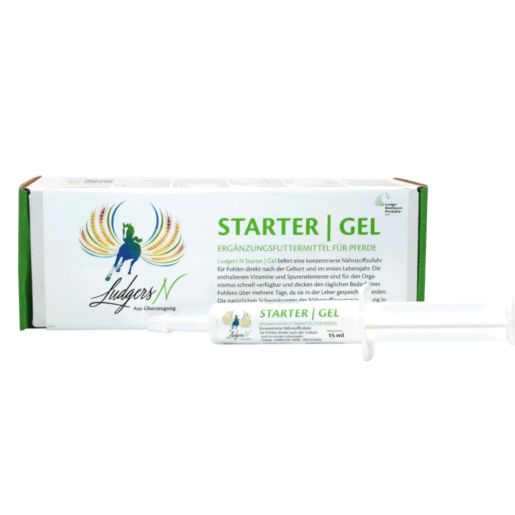 Starter Gel, Ergänzungsfuttermittel, für den täglichen Bedarf eines Fohlens