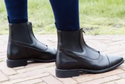 Stiefeletten, mit Frontreißverschluss, Leder, Damen, Herren