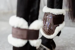 Streichkappen Vegan Sheepskin Young Horse, Kunstfell