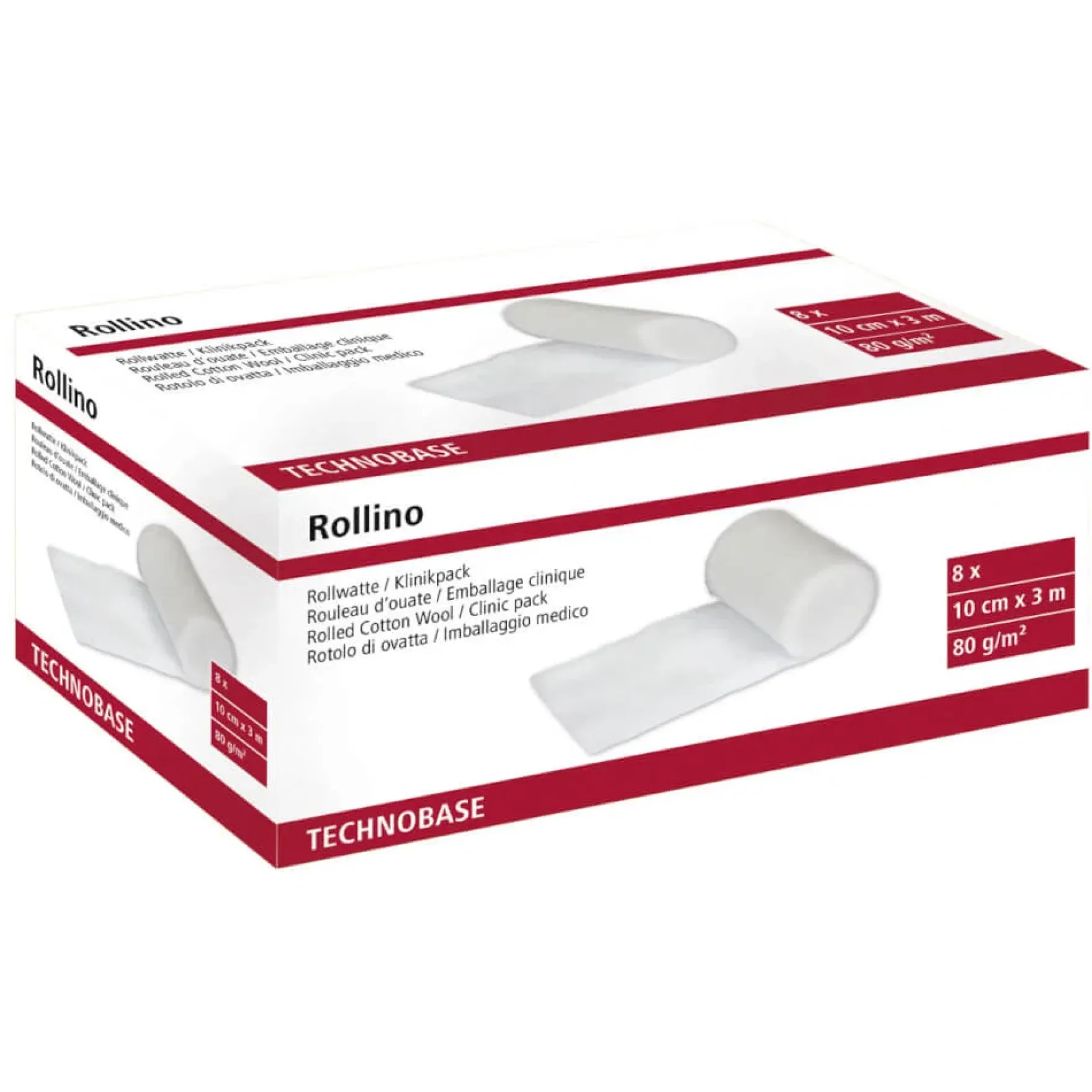 Technobase Wattebinde Rollwatte Rollino