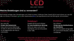 Therapiegamaschen LED-Rotlicht-Therapie FS26, 2 Stück