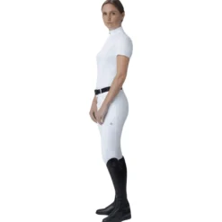 Turniershirt Damen Center Line Polo Mesh, kurzarm