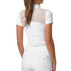 Turniershirt Damen Crystal Champion, kurzarm