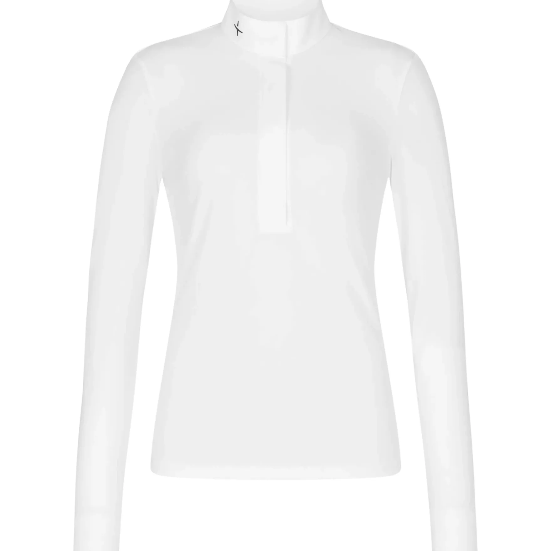 Turniershirt Damen Half Zip, langarm