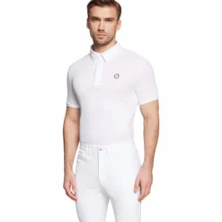 Turniershirt Herren Calvin, kurzarm, UV-Schutz