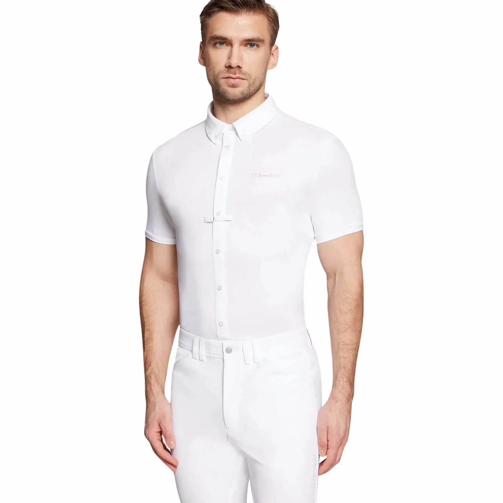 Turniershirt Herren Corentin, kurzarm, UV-Schutz