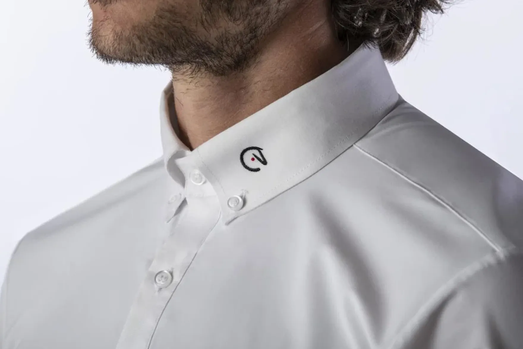 Turniershirt Herren Polo ML, Turnierhemd, langarm