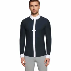 Turniershirt Herren Smith, langarm, UV-Schutz